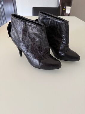 Jeffrey Campbell Black Booties Size 7.5